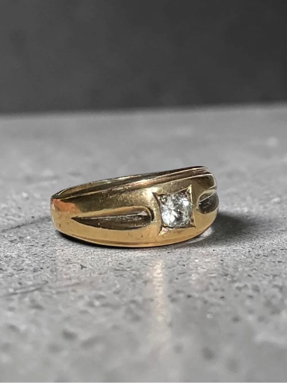 🌺Vintage Uncas Gold Filled CZ Ring